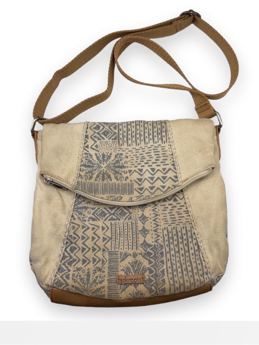 Sakroots Foldover Crossbody Bag